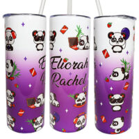 KAWAII PANDA TUMBLER in PURPLE