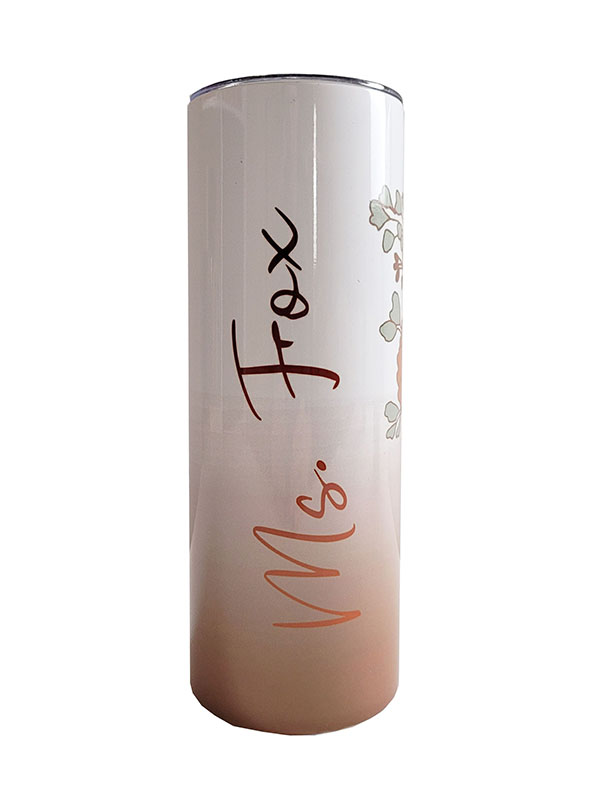 FLORAL CLEMATIS TUMBLER - Image 3