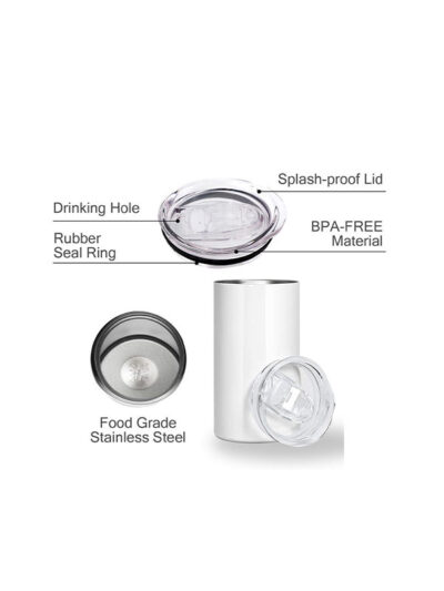 20 oz. BLANK STRAIGHT METAL TUMBLER FOR HEAT TRANSFER SUBLIMATION - Image 3