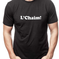 Customized Gifts T-Shirts L'chaim jewish style men's t-shirt gift