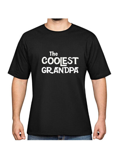 Customized Gifts T-Shirts coolest grandpa men's black t-shirt