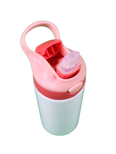 Kids Stainless Steel Bottle in Red-Pink - Image 3