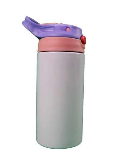 Kids Stainless Steel Bottle in Purple - Pink - Image 2