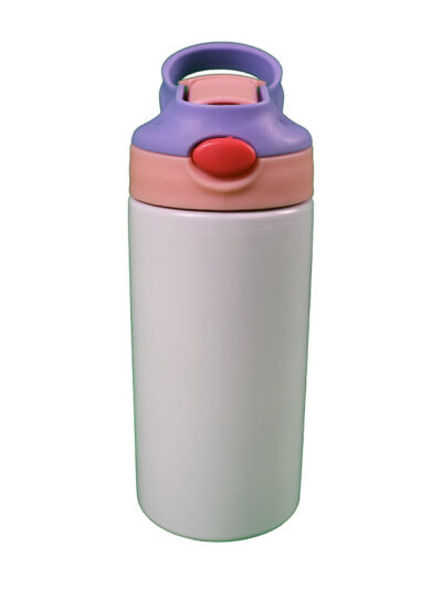 Kids Stainless Steel Bottle in Purple - Pink - Image 3