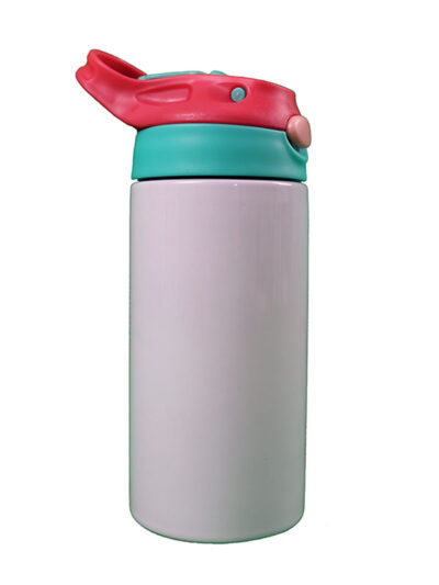 Kids Stainless Steel Bottle in Red-Green - Image 2