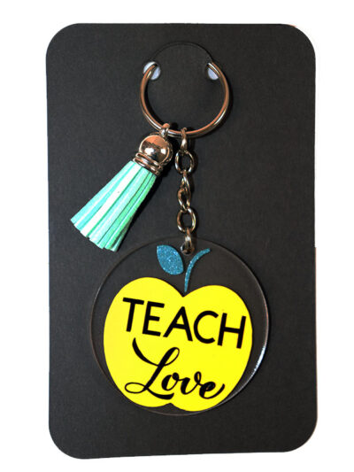 TEACH LOVE KEYCHAIN GIFT - Image 3