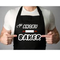 Customized Gifts Apron Angry baker