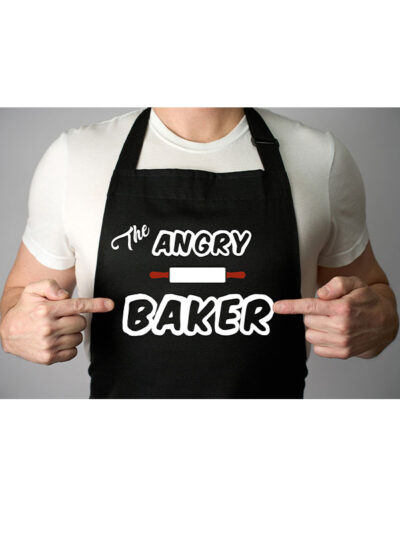 Customized Gifts Apron Angry baker