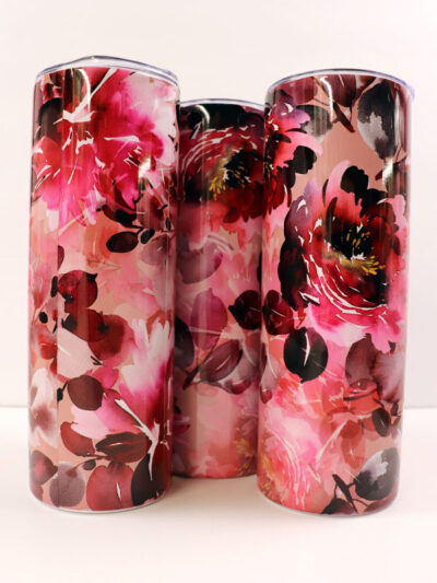 customized floral tumbler gift for all occasions