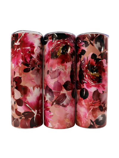 FLORAL WALLPAPER TUMBLER