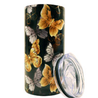 gold butterfly animal theme tumbler gift