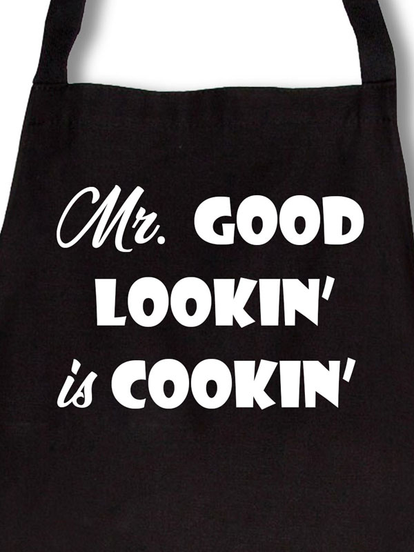 Mr. good lookin apron gift for men